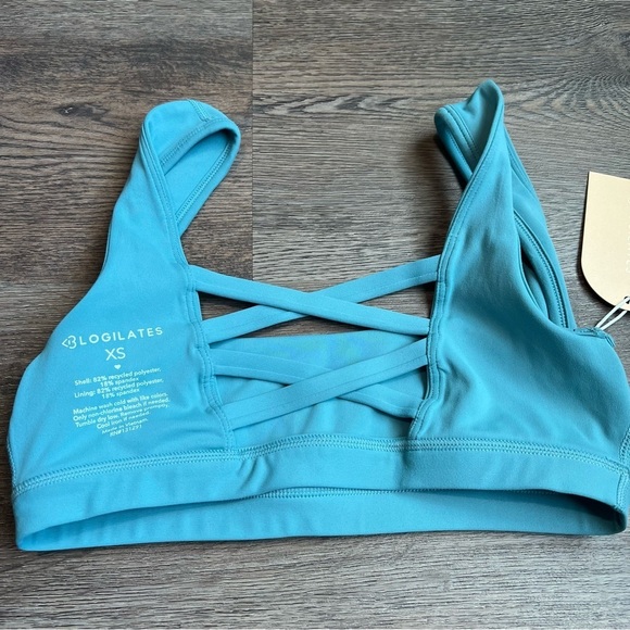 Blogilates Women's Blue Sports Bra - Picture 2 of 6